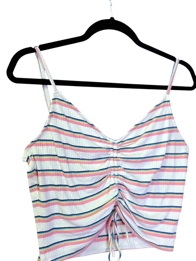 O'NEILL STRIPE RIBBED CROP TOP