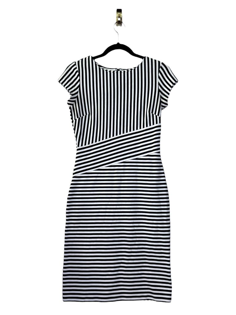 BANANA REPUBLIC CAP SLEEVE STRIPE DRESS
