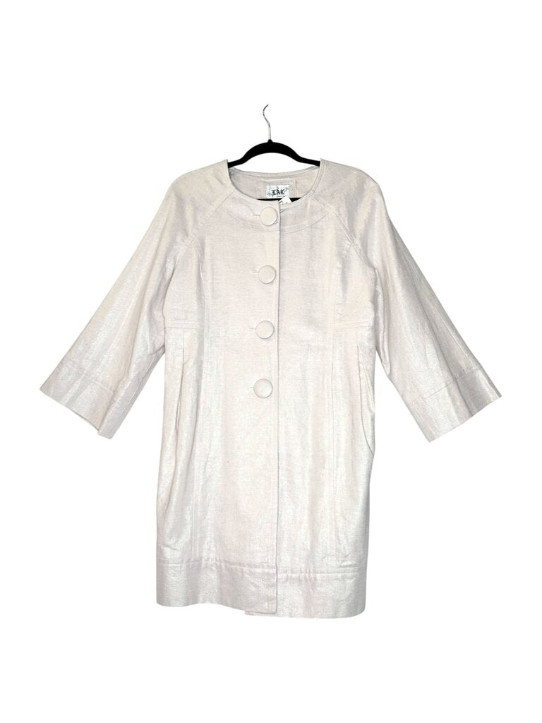 LIVE A LITTLE LINEN BLEND CAR COAT