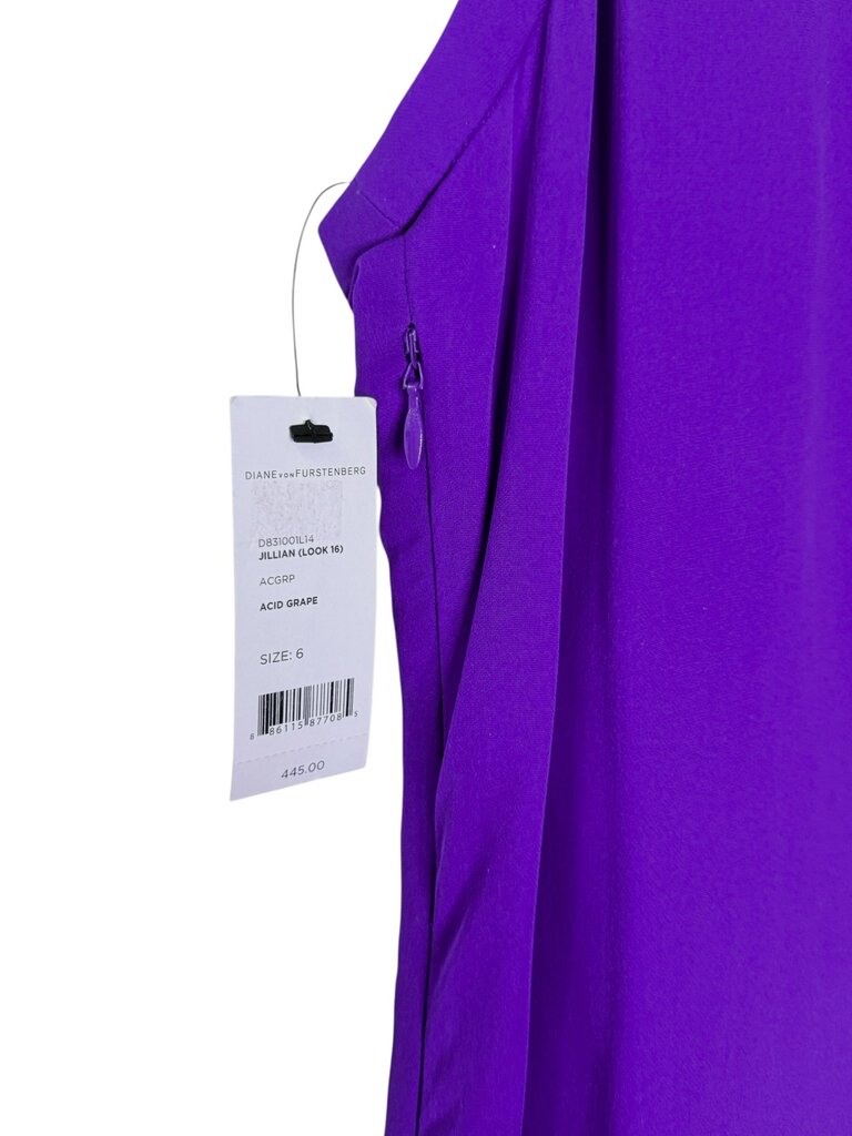 DIANE VON FURSTENBERG CUT OUT NECK SHIFT DRESS