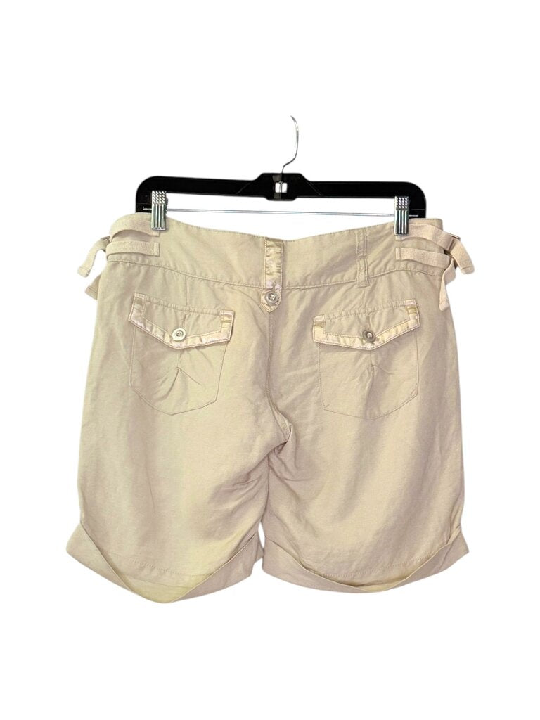 MUR MUR LINEN SHORT WITH SATIN TIE
