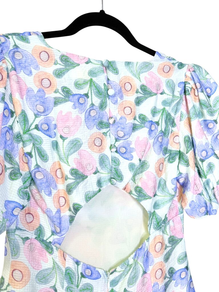 ASTR FLORAL EMPIRE WAIST DRESS