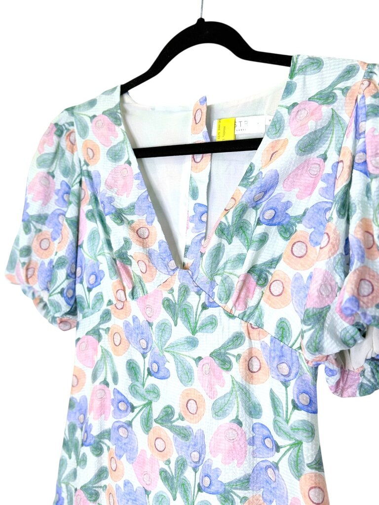 ASTR FLORAL EMPIRE WAIST DRESS