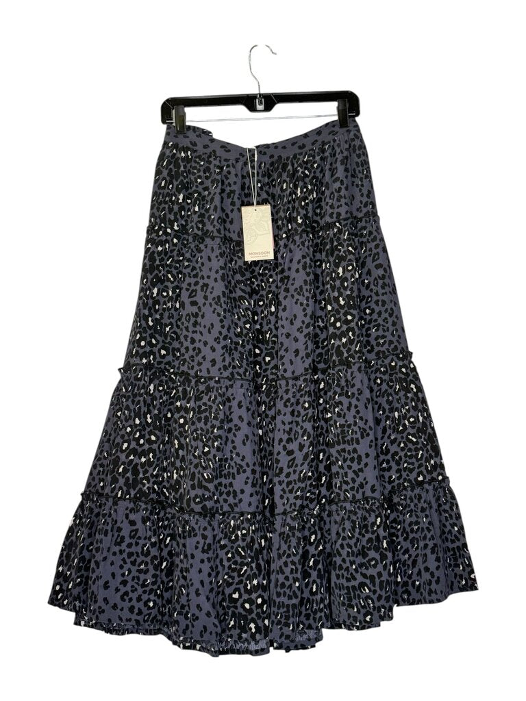 MONSOON TIERED ANIMAL PRINT MAXI SKIRT