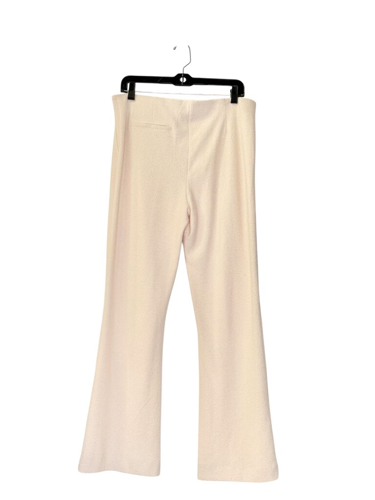 MNG TEXTURED WIDE LEG TROUSER