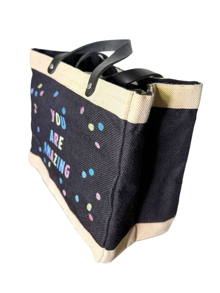 APOLIS CANVAS TOTE "YOU ARE AMAZING"