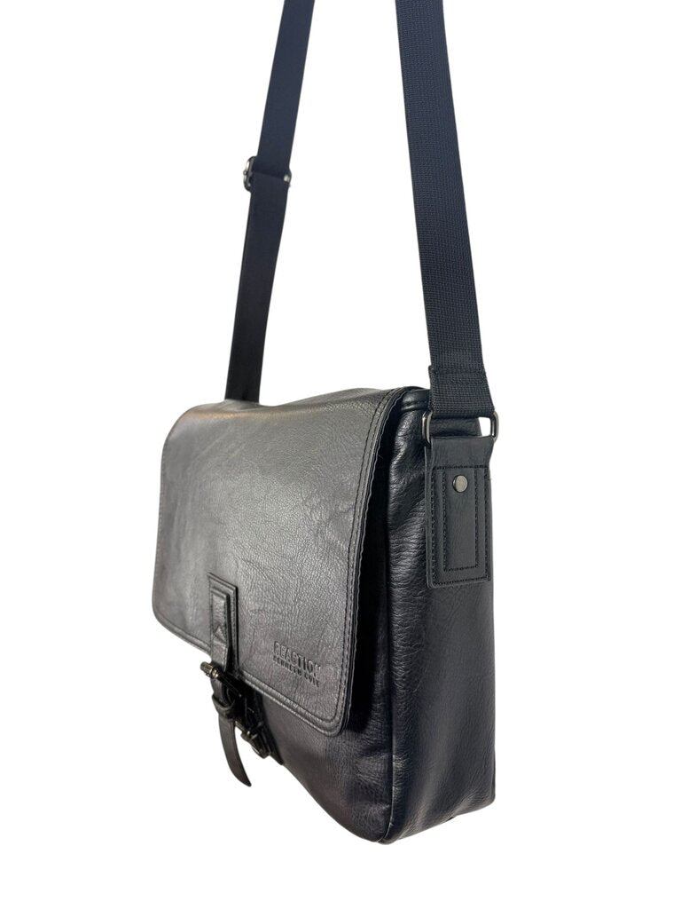 REACTION KENNETH COLE LEATHER LAP TOP CROSSBODY BAG