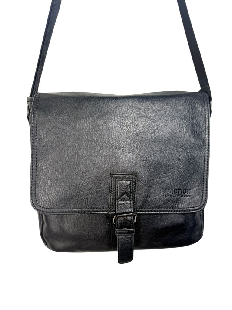 REACTION KENNETH COLE LEATHER LAP TOP CROSSBODY BAG
