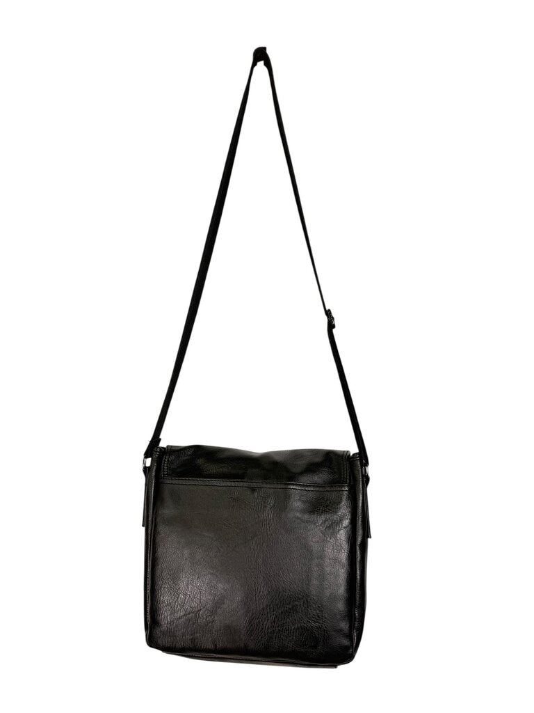 REACTION KENNETH COLE LEATHER LAP TOP CROSSBODY BAG