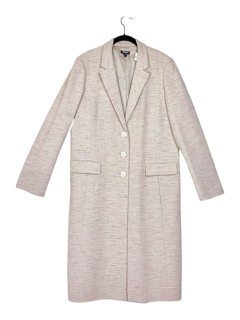 WORTH SHIMMER TWEED CAR COAT