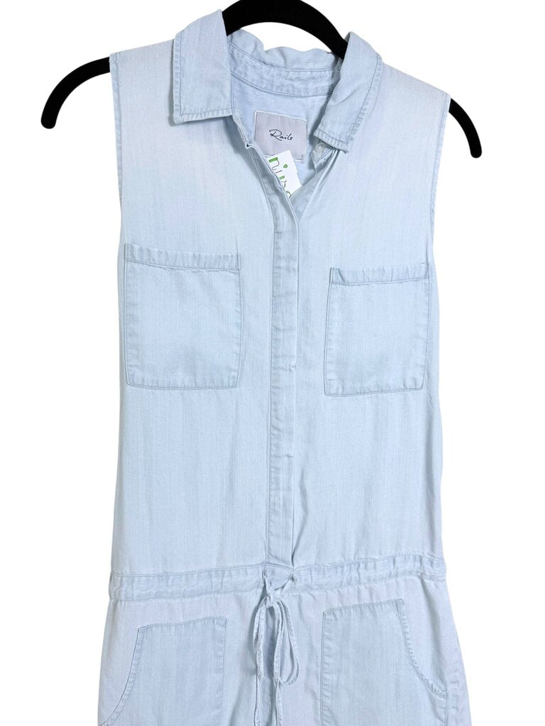 RAILS CHAMBRAY ROMPER