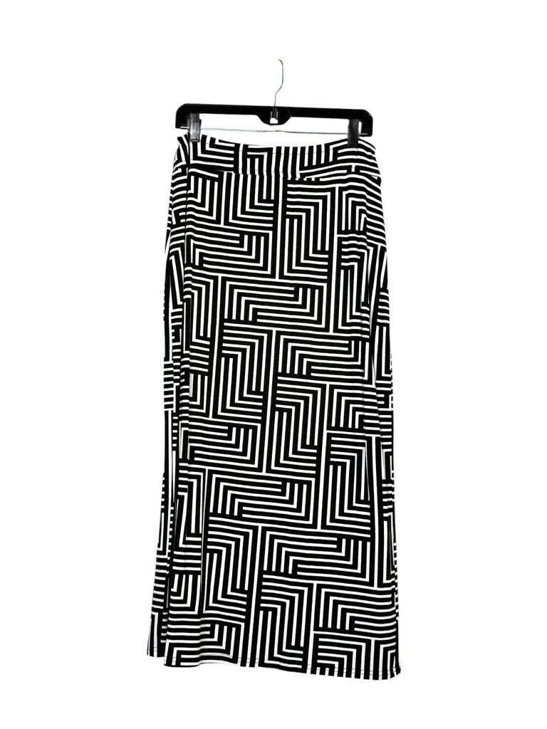 ANTHROPOLOGIE GEO PRINT MAXI SKIRT