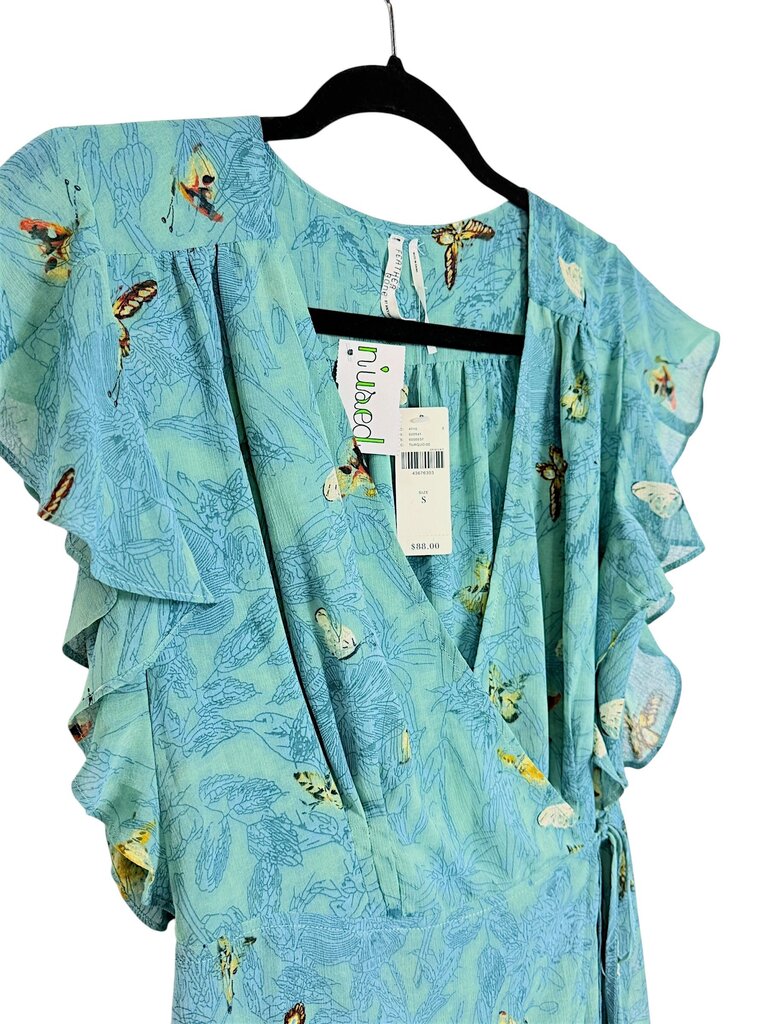 ANTHROPOLOGIE BUTTERFLY WRAP DRESS