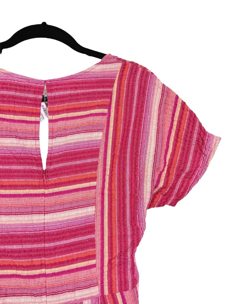 GREYLIN GAUZY STRIPE ROMPER