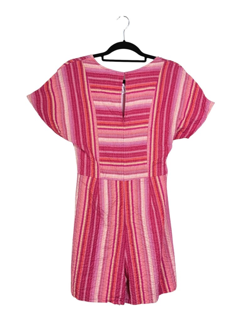 GREYLIN GAUZY STRIPE ROMPER