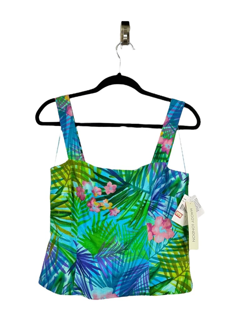 MAGGY LONDON TROPICAL CROP TOP