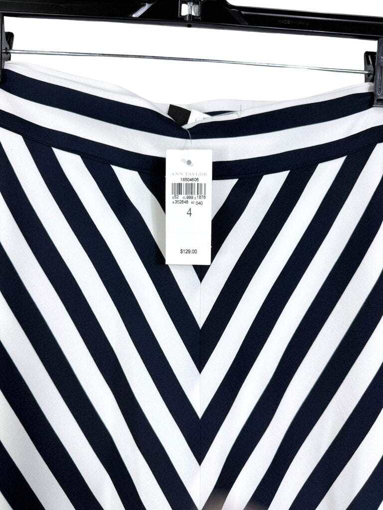 ANN TAYLOR STRIPE MAXI SKIRT