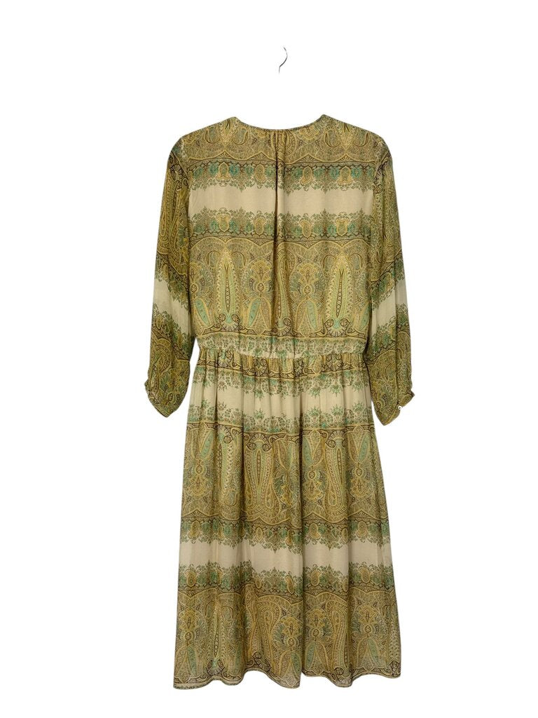 MOSSIMO DUTT PAISLEY PRINT MAXI DRESS