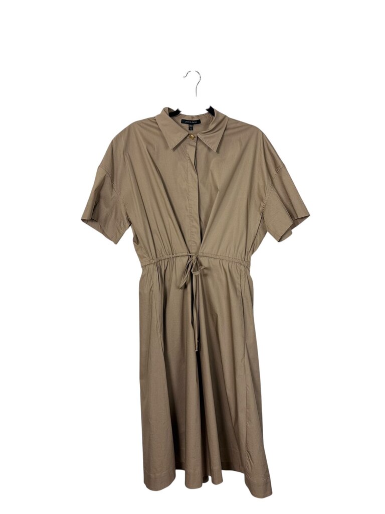 JUDITH & CHARLES BELTED SHIRT DRESS