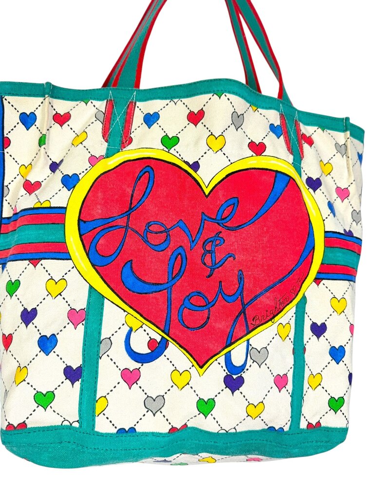 BRIGHTON CANVAS LOVE TOTE BAG