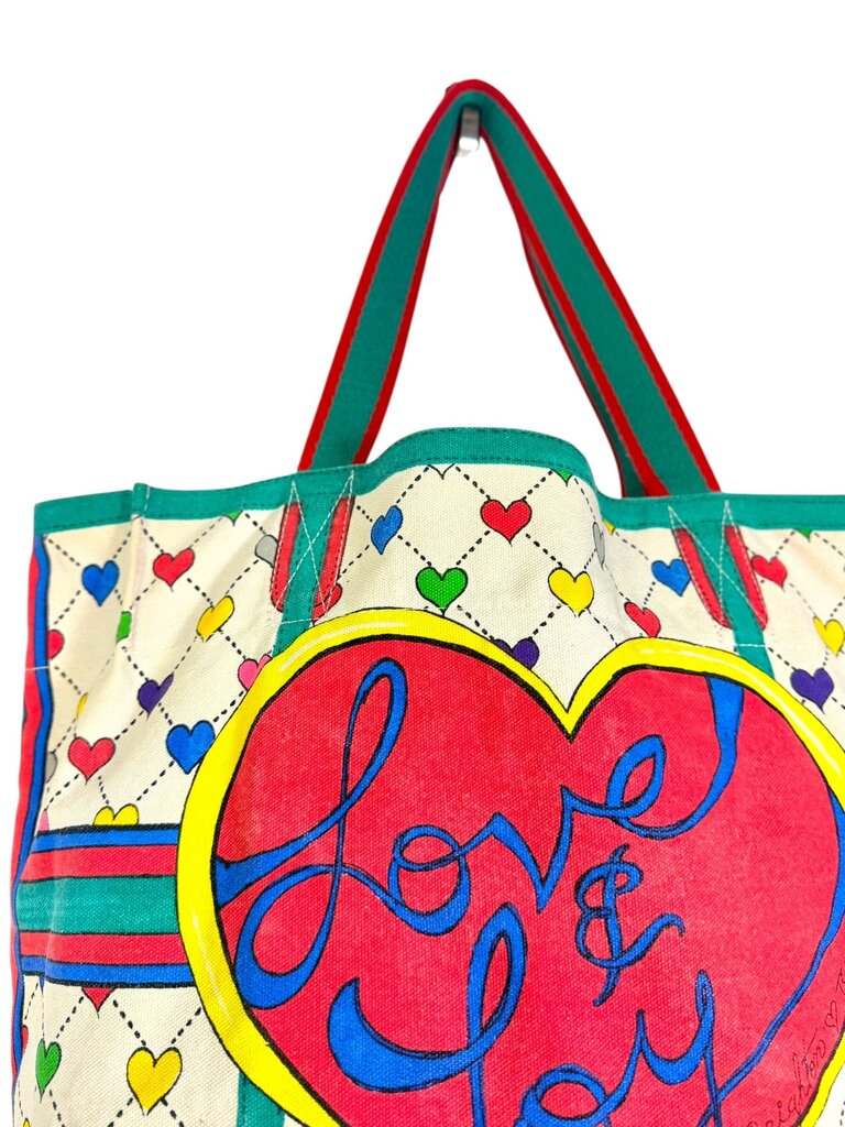 BRIGHTON CANVAS LOVE TOTE BAG