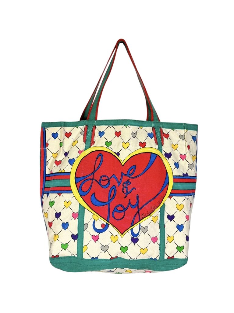 BRIGHTON CANVAS LOVE TOTE BAG