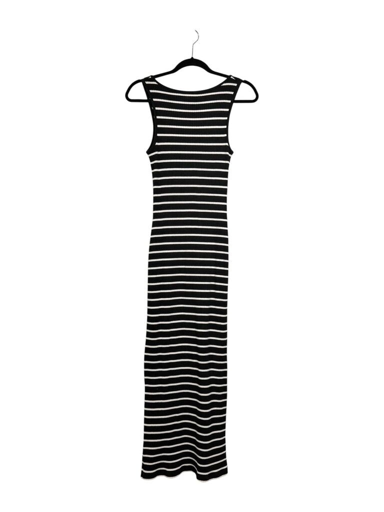 FRENCH CONNECTION STRIPED TANK MAXI DRESS
