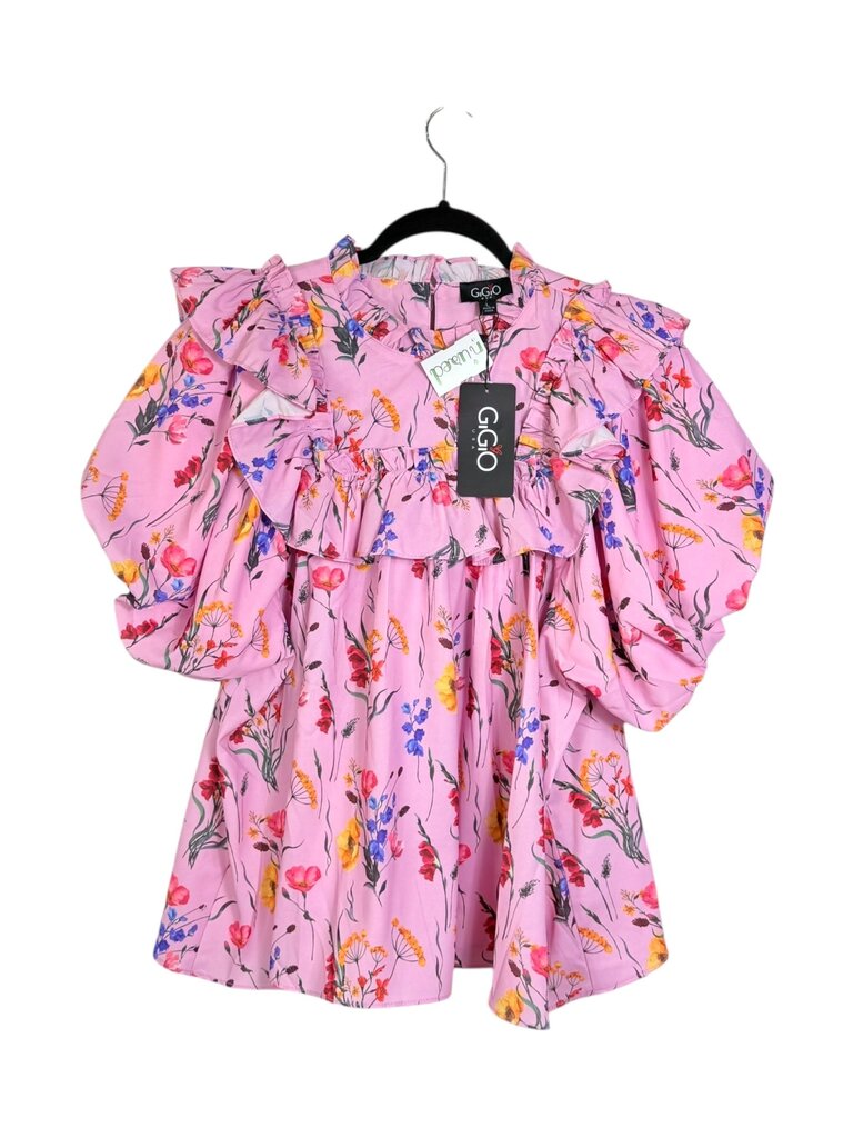 GIGIO FLORAL BABYDOLL TOP