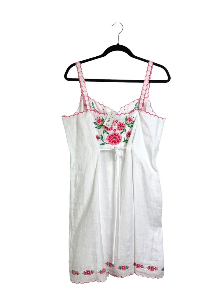 J. CREW EMBROIDERED TRIM SUNDRESS