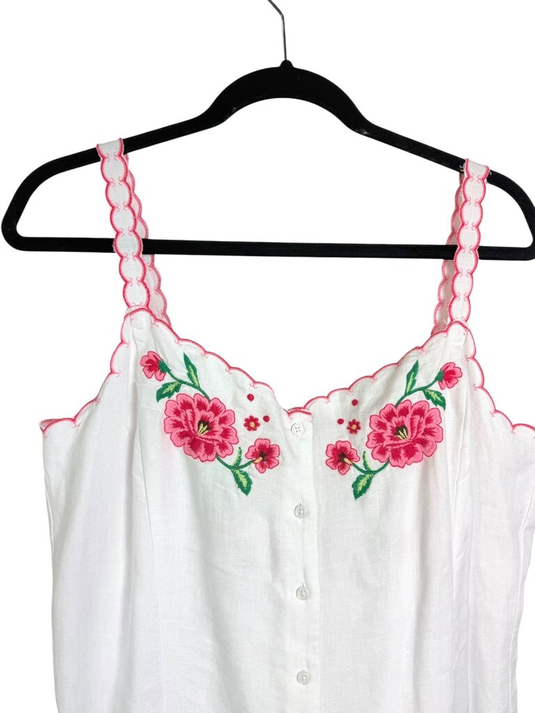 J. CREW EMBROIDERED TRIM SUNDRESS