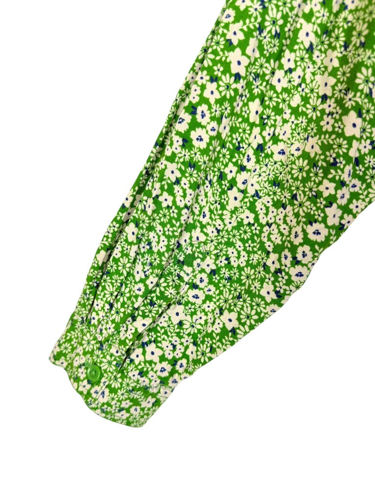 BEACH LUNCH LOUNGE FLORAL BUTTON DOWN TOP