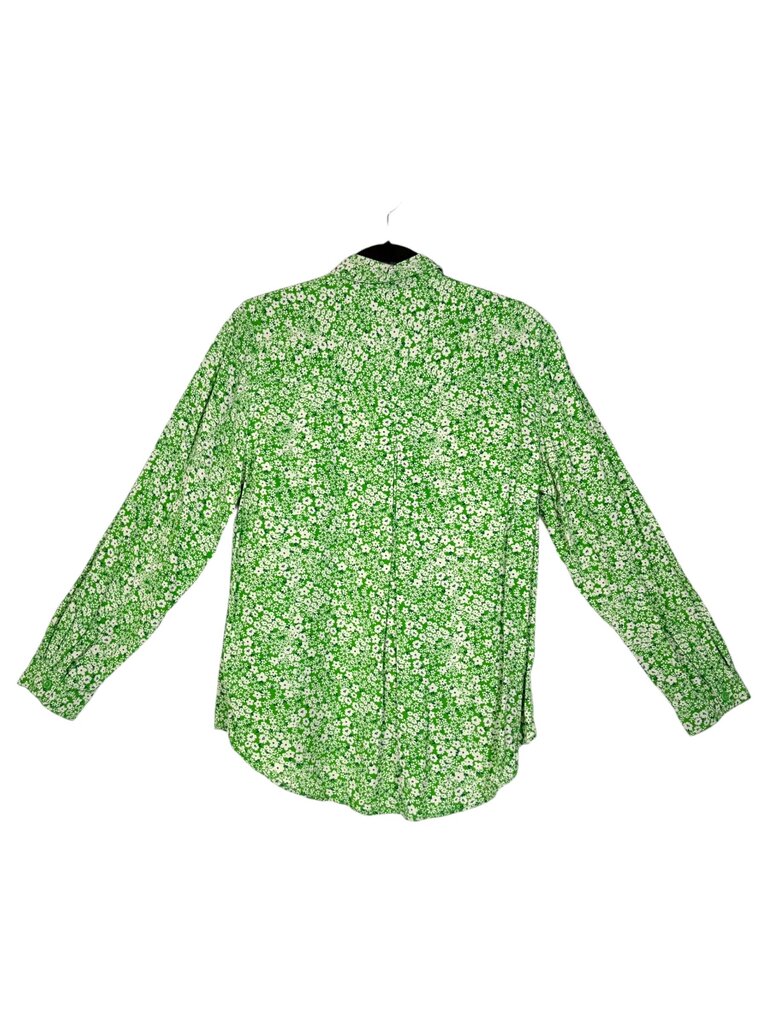 BEACH LUNCH LOUNGE FLORAL BUTTON DOWN TOP