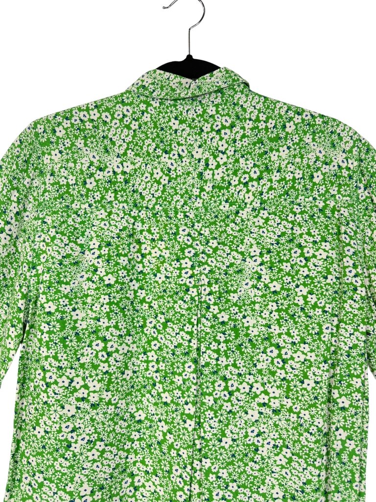 BEACH LUNCH LOUNGE FLORAL BUTTON DOWN TOP
