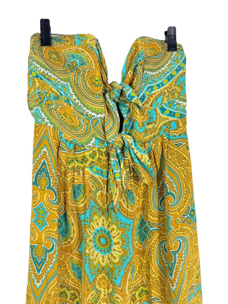 ALICE & TRIXIE STRAPLESS PAISLEY MAXI DRESS