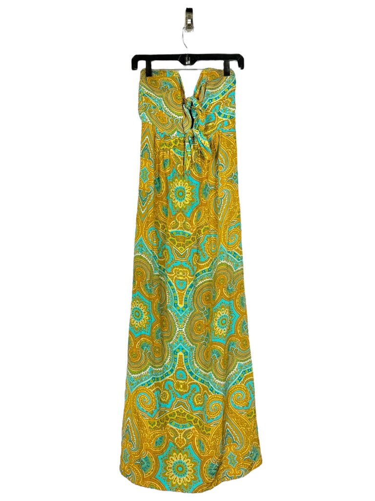 ALICE & TRIXIE STRAPLESS PAISLEY MAXI DRESS