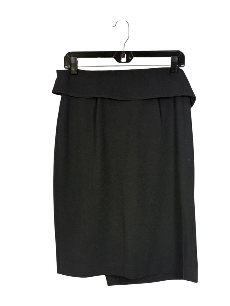 EMPORIO ARMANI WRAP ZIPPER FLAP SKIRT