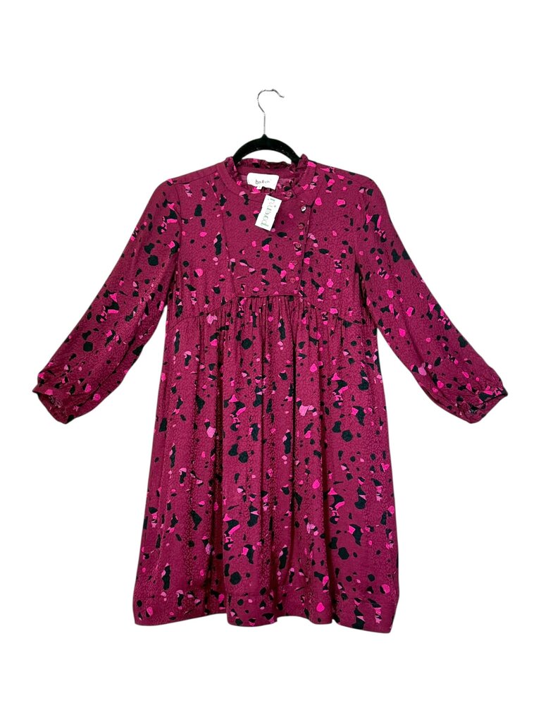BA&SH GEO PRINT BABYDOLL DRESS