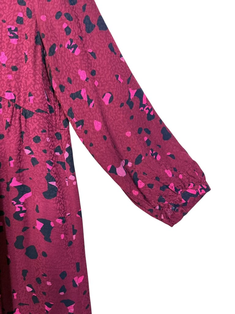 BA&SH GEO PRINT BABYDOLL DRESS