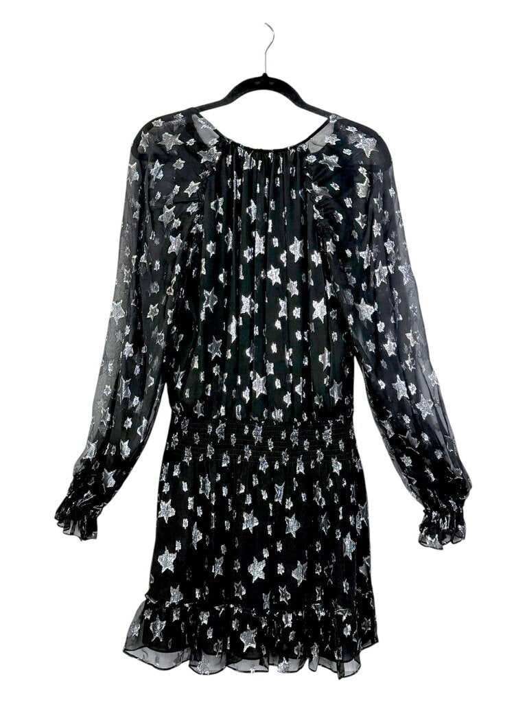 RAMY BROOK SHEER STAR DROP WAIST DRESS