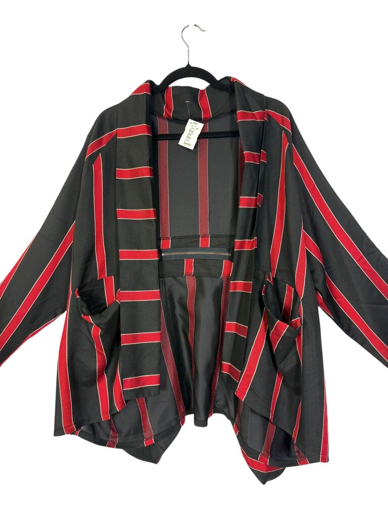 HEDARI BOLD STRIPE FUNKY BLAZER