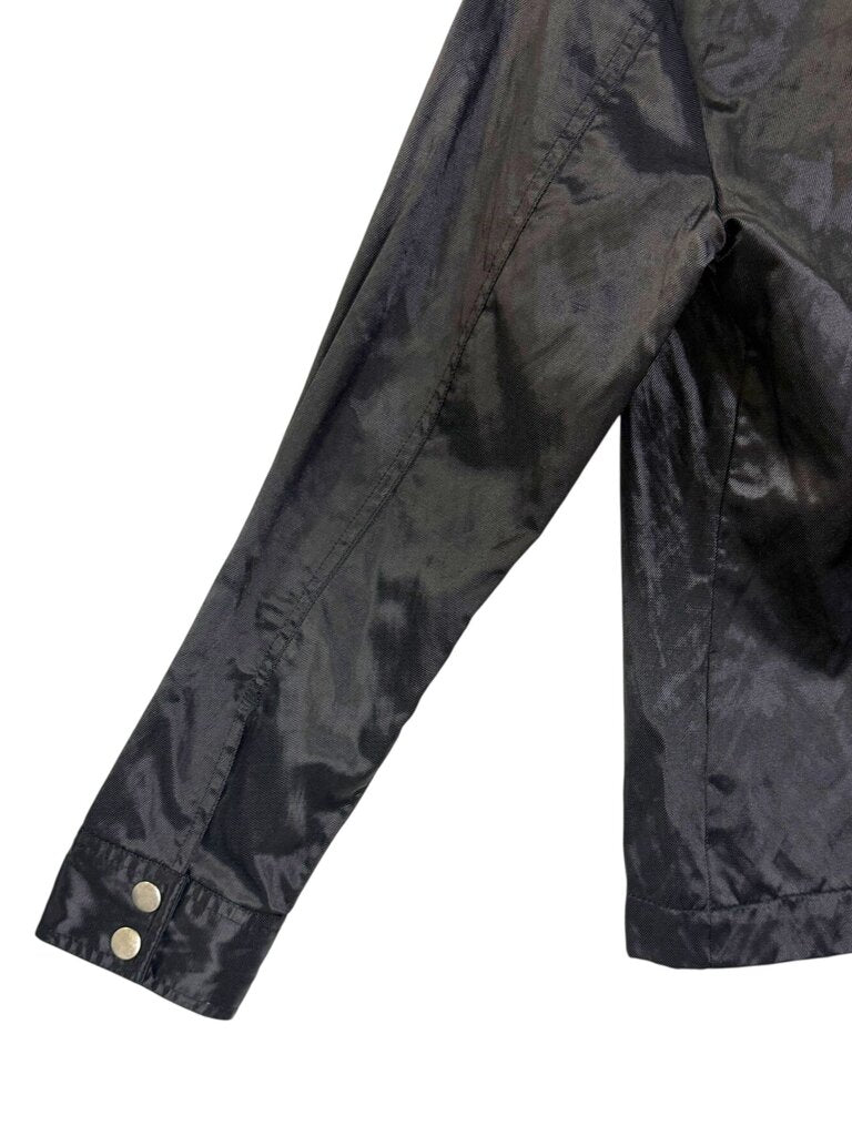 RUBY RD, BRUSHED SATIN POP COLLAR JACKET
