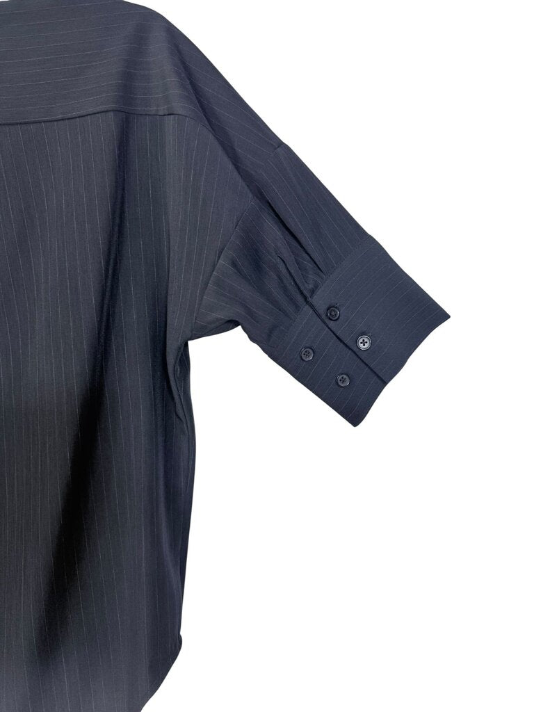 ADOLFO DOMINGUEZ DOLMAN PINSTRIPE TOP