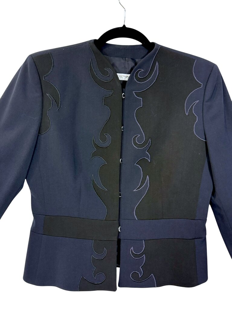 EMPORIO ARMANI NEHRU COLLAR BLAZER