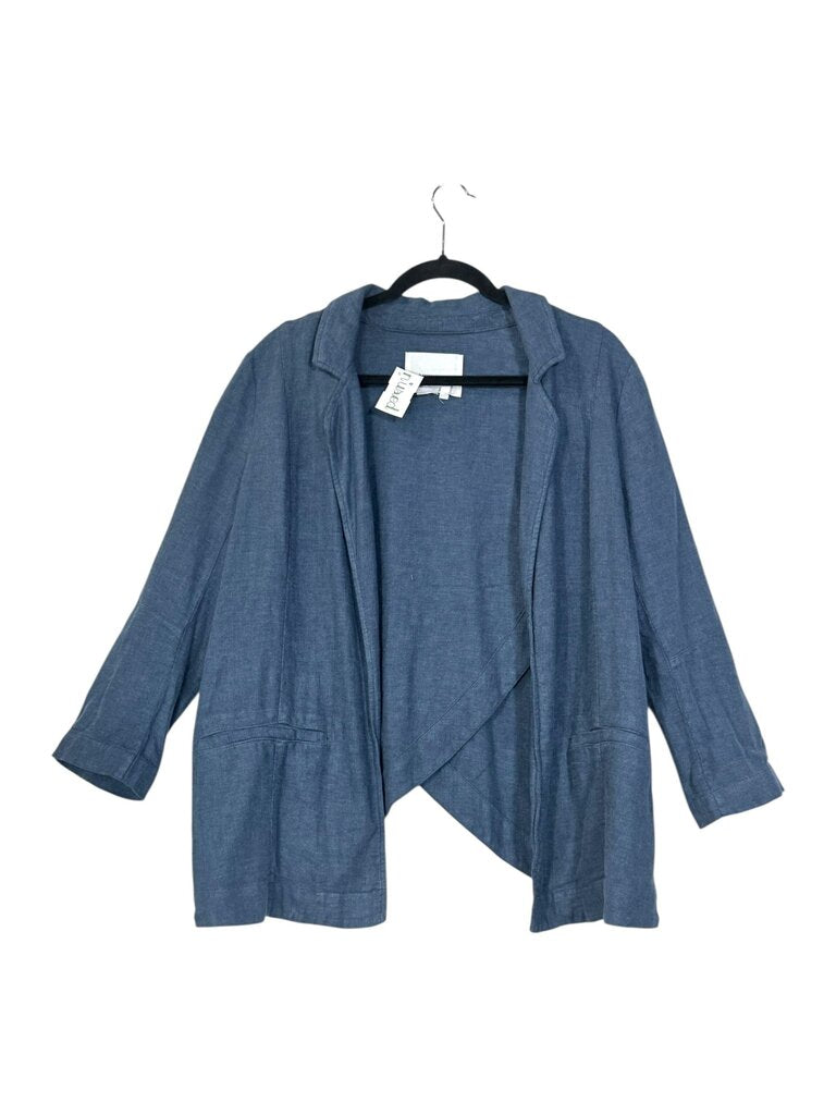 ANTHROPOLOGIE SLOUCHY SPLIT BACK OPEN JACKET