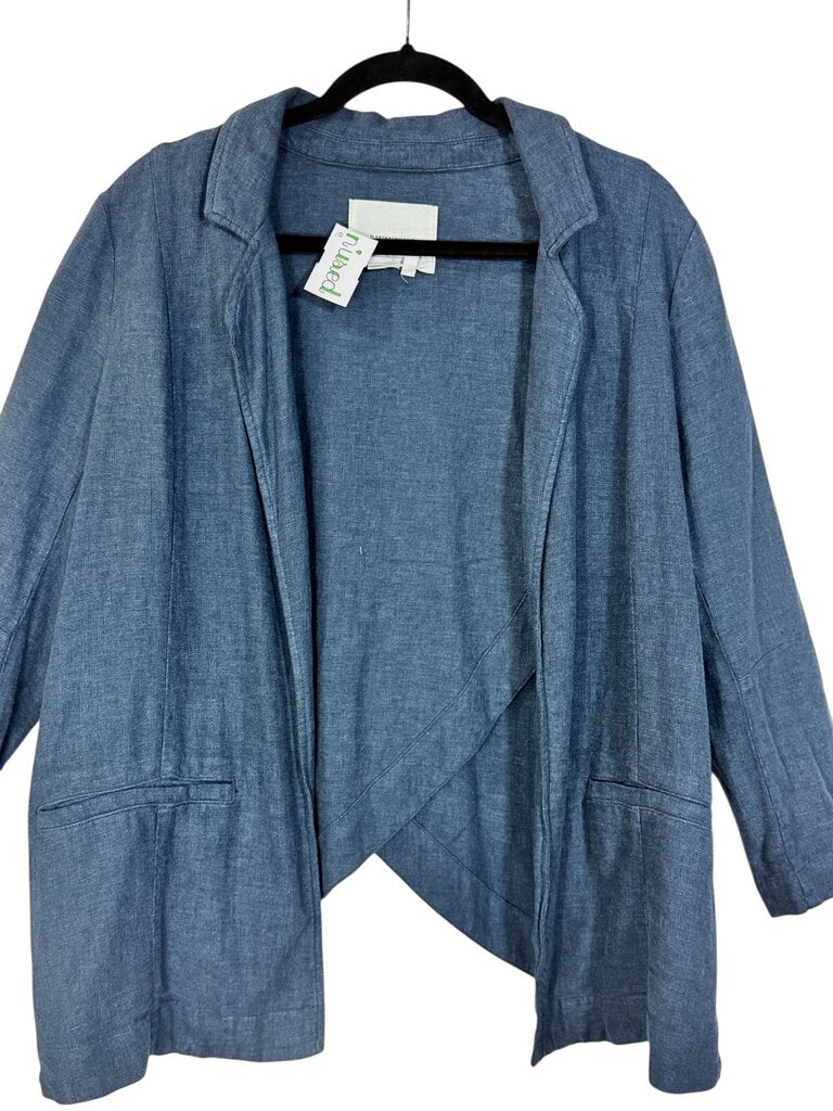 ANTHROPOLOGIE SLOUCHY SPLIT BACK OPEN JACKET