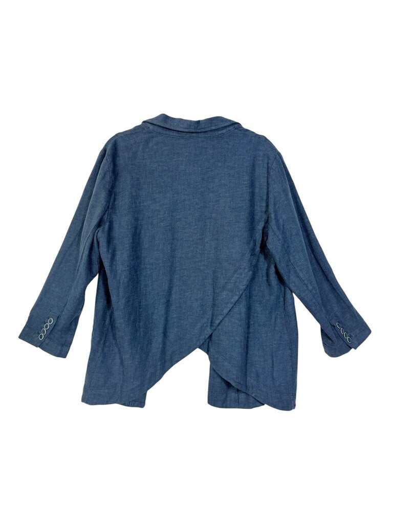 ANTHROPOLOGIE SLOUCHY SPLIT BACK OPEN JACKET