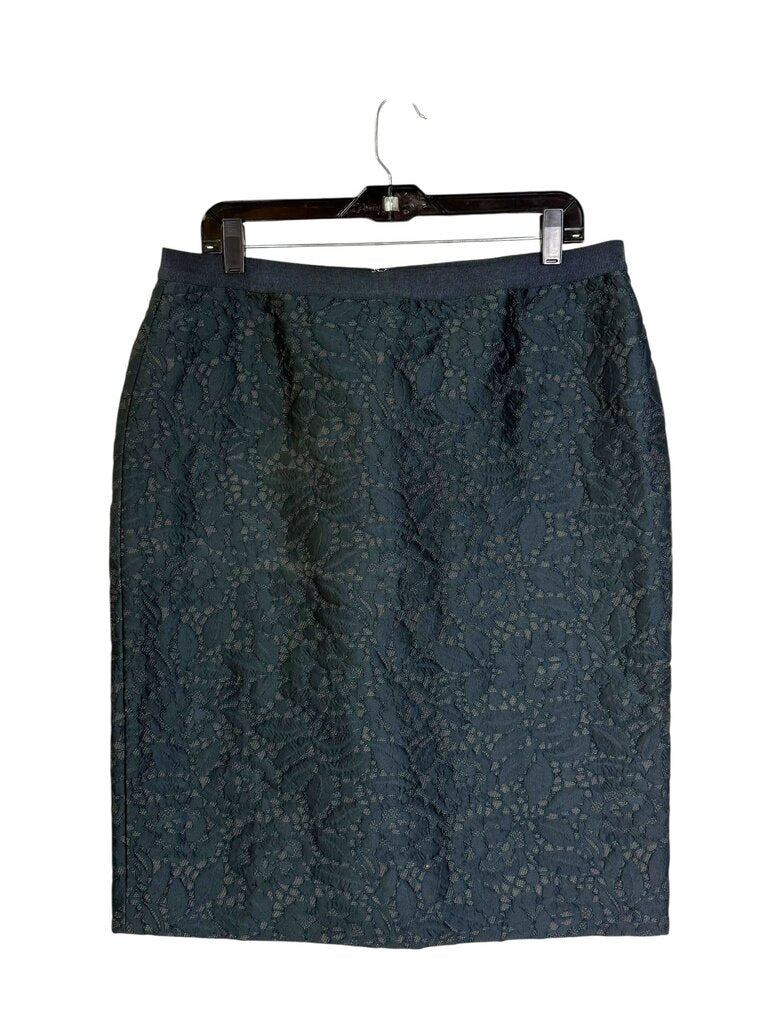 ANN TAYLOR BROCADE PENCIL SKIRT