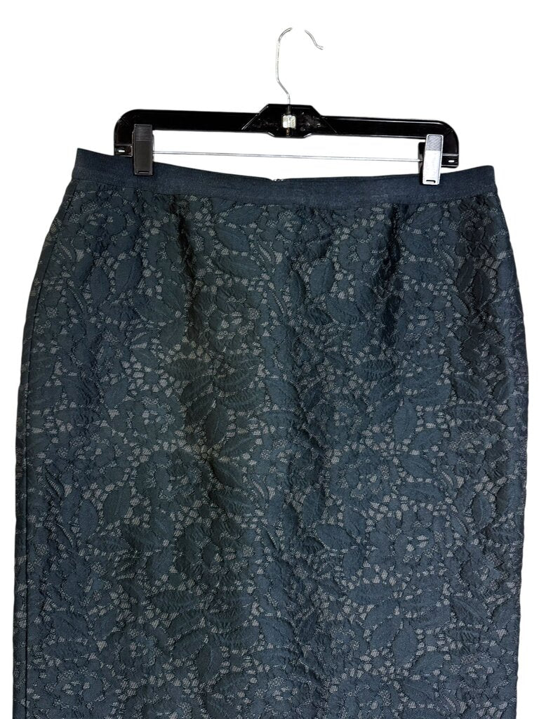 ANN TAYLOR BROCADE PENCIL SKIRT