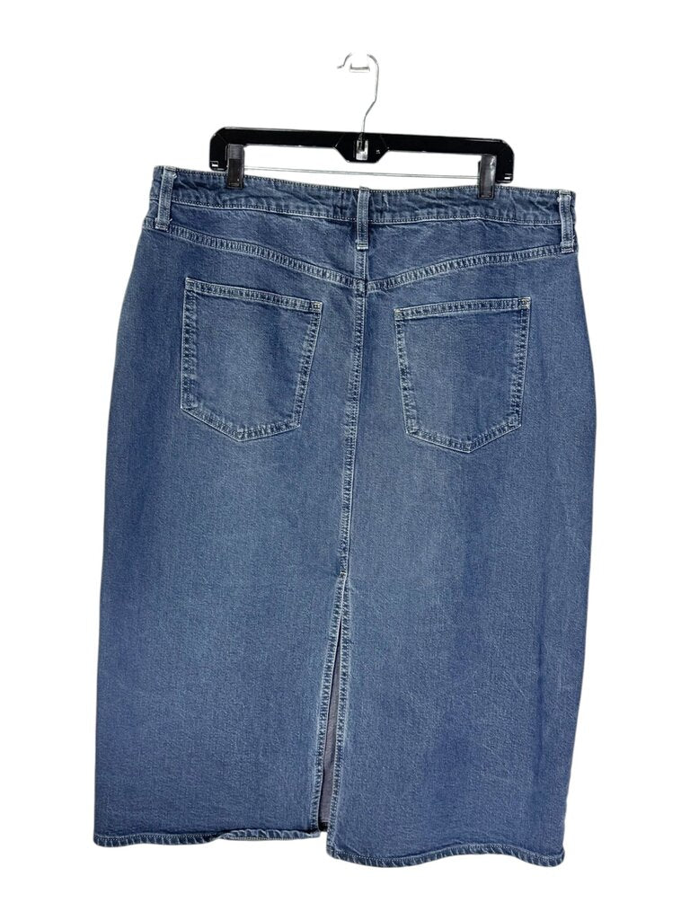 UNIVERSAL THREAD DENIM MIDI SKIRT