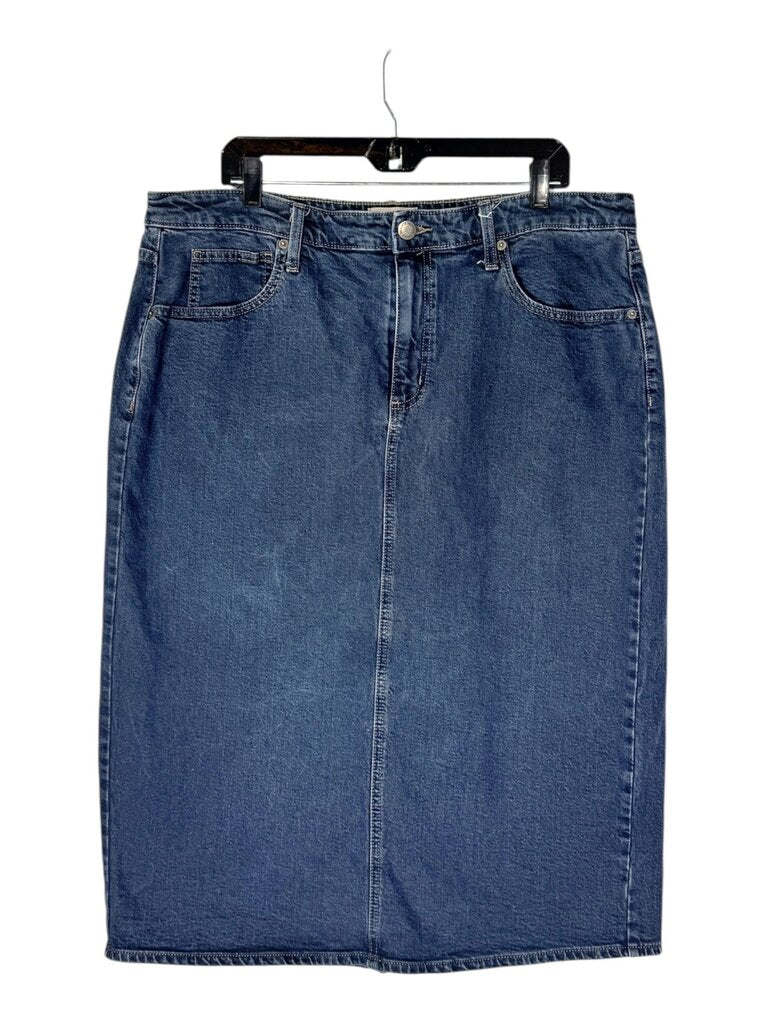 UNIVERSAL THREAD DENIM MIDI SKIRT